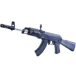 Автомат с лазер. прицелом, с фонарем 0807-3 в пак.