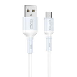 Кабель USB <--> microUSB  1.0м HOCO X65 Prime белый