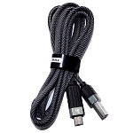 Кабель USB <--> microUSB  1.0м REMAX RC-C083 плоский в коробке, чёрный