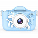Фотоаппарат детский Childrens Fun Camera Единорог голубой