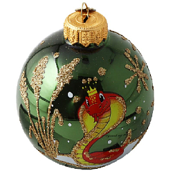 Шар "Змея- королева", 80мм,, в подарочной упаковке КУ-80-244018