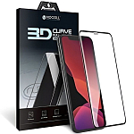 Противоударное стекло 2.5D MOCOLL для iPhone 15 Pro черное приватное