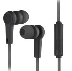 Наушники WALKER H330 «Soft touch» черные
