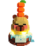 Фигурка-конструктор "Капибара с яблоками" 6069-2