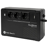 Источник бесперебойного питания Systeme Electriс BVSE600RS Back-Save, 600VA/360W, 230V, Line-Interactive, AVR, 3xSchuko, USB charge(type A), USB