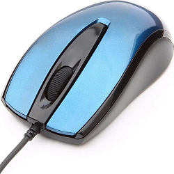 Мышь GEMBIRD MOP-405-B, синий, USB