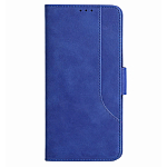 Чехол футляр-книга NICE STYLES для Honor X7C (2024) темно-синий