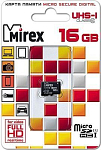 MicroSD 16Gb Mirex Class 10 UHS-I без адаптера