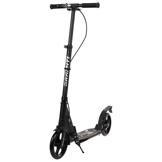 Самокат SCOOTER, амортизатор, ABEC 7, цвет чёрный
