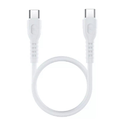 Кабель Type-C <--> Type-C  0.3м Remax RC-C022 Ledy, белый