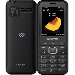 Телефон DIGMA Linx B241 черный