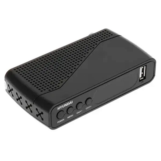 Ресивер DVB-T2 HYUNDAI H-DVB500 черный