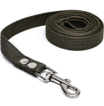 Поводок брезентовый 2 м х 2 см, тёмно-зелёный