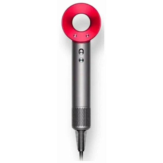 Фен Super hair dryer, серый с красным