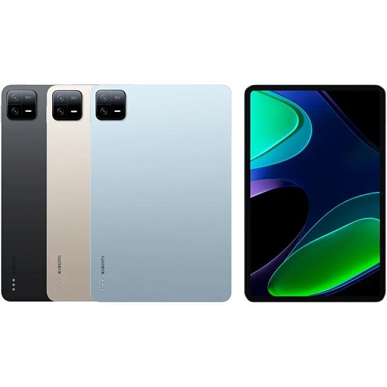 Планшет 11.0" XIAOMI Pad 6 8/256GB, синий