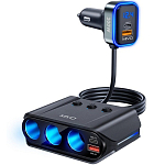 Разветвитель прикуривателя MIVO MU-301 черный