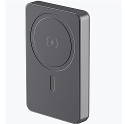 Внешний АКБ DEPPA NRG  Alum S (10000mAh), серый, 15Вт (33705)