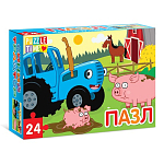 Пазл «Синий трактор: Весёлая ферма», 24 элемента 7673639