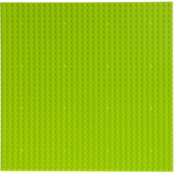 Пластина-основание для конструктора, 25,5 × 25,5 см, цвет светло-зелёный