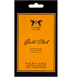 Ароматизатор Luxury Club Gold (по мотивам Montale Intence Cafe) BF04 подвесной картонный