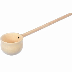 Ковш-черпак 0,2л., 40см БАННЫЕ ШТУЧКИ "Ладья", липа 32474