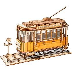Конструктор Винтажный трамвай Robotime Tramcar