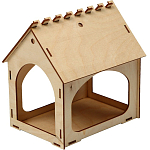 Деревянная кормушка своими руками для птиц «Комплект-А», 14 × 17.5 × 19 см, Greengo