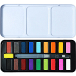 Краски акварельные, в кюветах, с кистью, 18 цветов 9630204