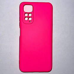 Силиконовый чехол NANO для Xiaomi Redmi Note 11 (Фуксия)
