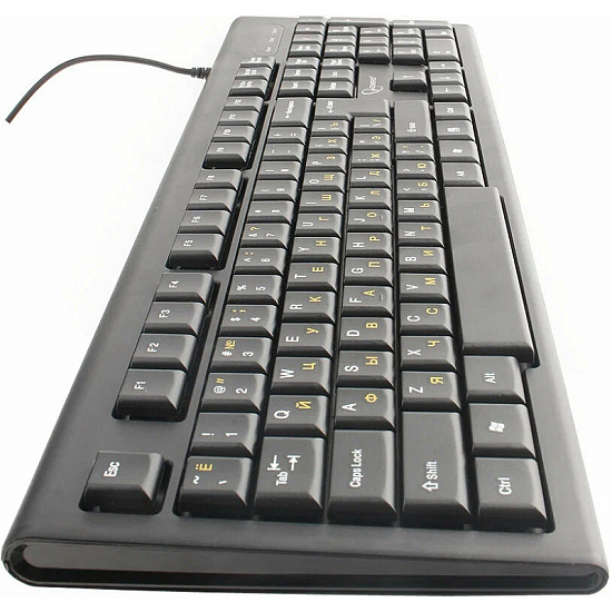 Клавиатура GEMBIRD KB-8354U-BL черная, USB
