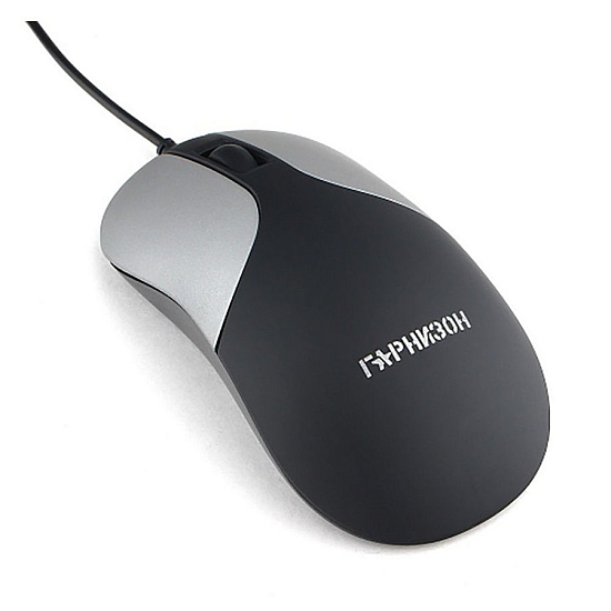 Мышь ГАРНИЗОН GM-215 USB, черный/серый