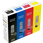 Чернила для принтера Epson 103 INKO для Epson L3100, L3101, L3110, L3150, L3151, L3156, L3160 4 цвета по 70 грамм