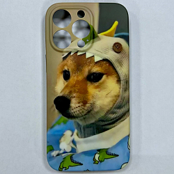 Задняя накладка NONAME для iPhone 13 Pro принт. Акита