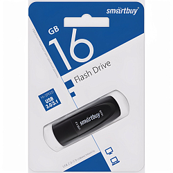 USB 16Gb SMARTBUY Scout черный, USB 3.1