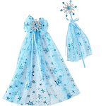 Карнавальный набор «Снежинка», 2 предмета: зажим для волос, жезл 9653031