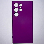 Задняя накладка ZIBELINO Soft Case для Samsung Galaxy S24 Ultra (фиолетовый)