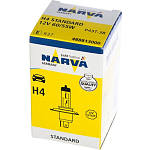 Лампа галогенная NARVA 12В Н4 60/55Вт Р43t (48881)