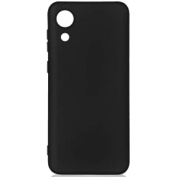 Силиконовый чехол SILICONE CASE для Samsung Galaxy A03 Core чёрный