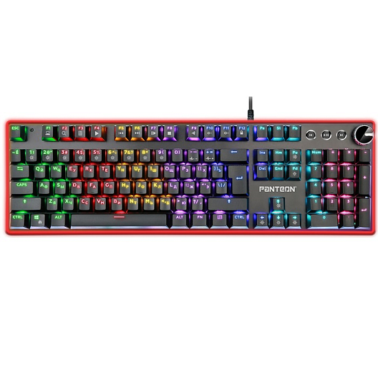 Клавиатура JETACCESS PANTEON T9 черная, USB (уценка)