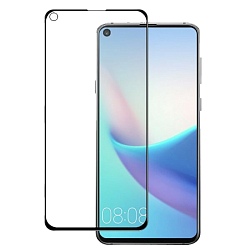 Противоударное стекло NONAME для HUAWEI Nova 4/View 20, черное, полный клей