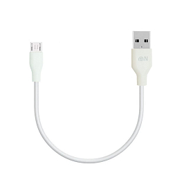 Кабель USB <--> microUSB  0.2м FAISON FK-730 Sync, белый