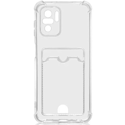 Силиконовый чехол DF для Xiaomi Redmi Note 10/10S/Poco M5s DF xiCardCase-05 с отделением для карт