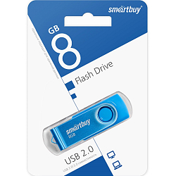 USB 8Gb SMARTBUY Twist синий