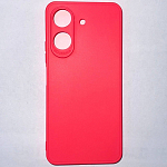 Задняя накладка Мобилис для Xiaomi Redmi 13C (4G)/Poco C65 (5G), фуксия , матовая с защитой камеры