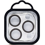 Противоударное стекло для камеры СG06 для iPhone 15 Pro/15 Pro Max (black)