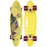 Скейтборд TECH TEAM Fishboard 23 print (mini) yellow 1/4 TLS-409 mini
