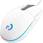 Мышь LOGITECH G102 Lightsync, белая (910-005809)