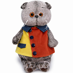 Мягкая игрушка Басик в вельветовом жилете , 19см (Ks19-198)