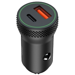 Авто ЗУ 1USB 3A XO-CC32,Type-C,USB черный, 20W