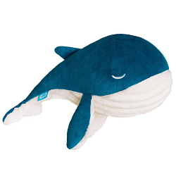 Мягкая игрушка-подушка МЯКИШИ «Кит Мадрид», 33 см